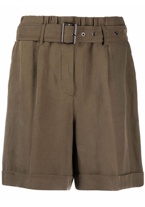 Woolrich belted-waist shorts - Green