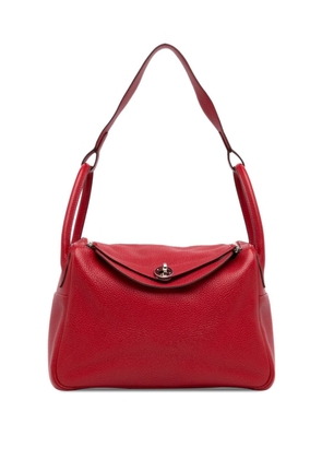 Hermès Pre-Owned 2013 Clemence Lindy 30 shoulder bag - Red
