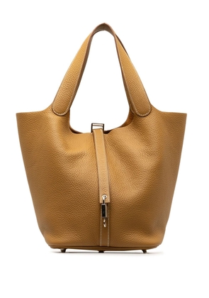 Hermès Pre-Owned 2013 Clemence Picotin Lock 26 handbag - Brown