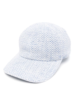 Eleventy interlock-weave baseball cap - Blue