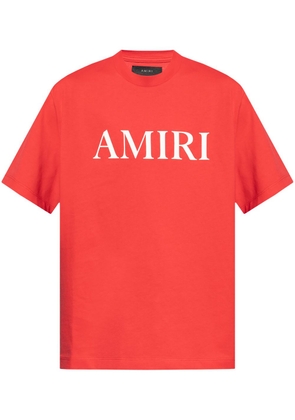 AMIRI logo-print cotton T-shirt - Red