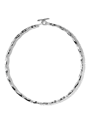 IPPOLITA sterling silver Classico hammered beaded necklace