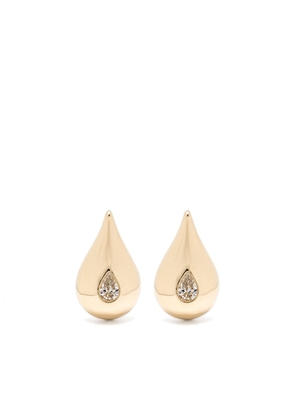 Mateo 18kt yellow gold diamonds teardrop-shaped earrings