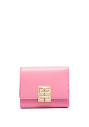 Givenchy 4G-plaque leather wallet - Pink