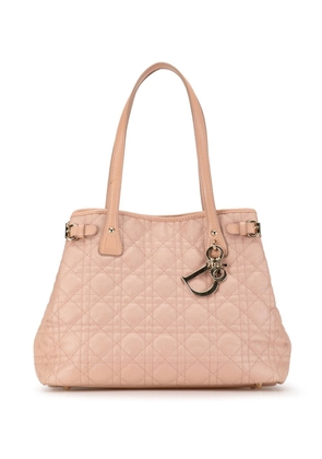 Christian Dior Pre-Owned 2011 Small Cannage Panarea tote bag - Pink