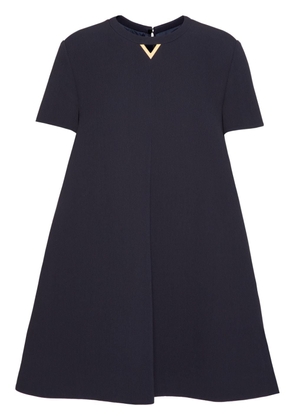 Valentino Garavani Strucutred Couture short-sleeve minidress - Blue