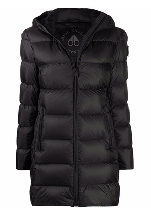 Moose Knuckles hooded padded coat - Black