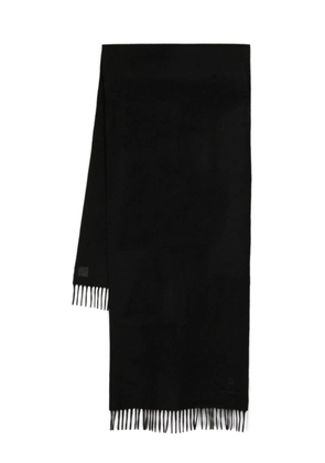 Givenchy signature 4G-embroidered cashmere scarf - Black