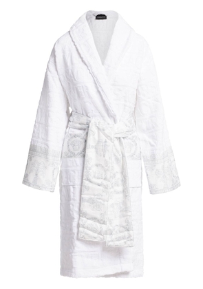 Versace I Love Baroque Bride terry bath robe - White