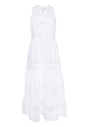 Sachin & Babi Positano embroidered cotton dress - White