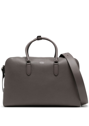 Smythson Soft Travel leather bag - Grey