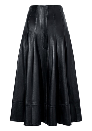 Proenza Schouler Moore leather midi skirt - Black