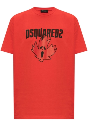 Dsquared2 Ghost Maple Leaf cotton T-shirt