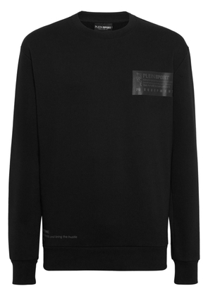 Plein Sport logo print sweatshirt - Black