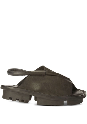 Trippen Density leather sandals - Green