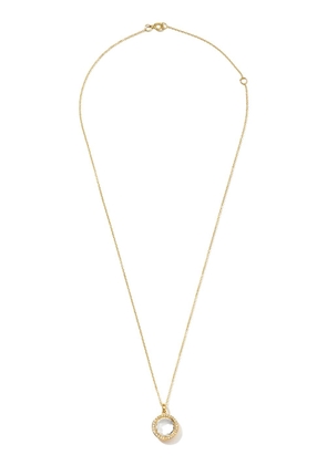IPPOLITA 18kt yellow gold Lollipop crystal and diamond small pendant necklace
