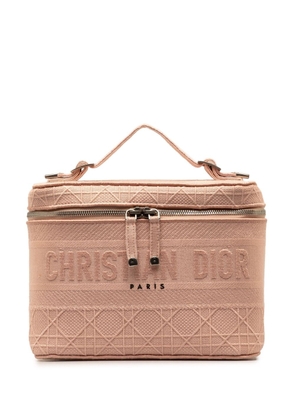 Christian Dior Pre-Owned 2020 Diortravel Cannage D-Lite Case vanity bag - Pink