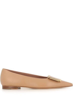Malone Souliers Hayes leather ballerina flats - Neutrals