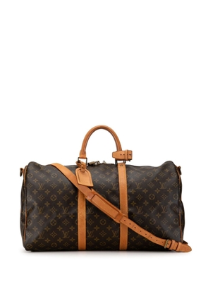 Louis Vuitton Pre-Owned 1990 Monogram Keepall Bandouliere 50 travel bag - Brown