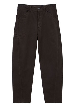 LEMAIRE Twisted tapered trousers - Brown