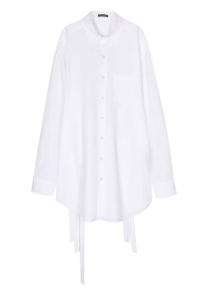 Ann Demeulemeester adjustable-straps poplin shirt - White