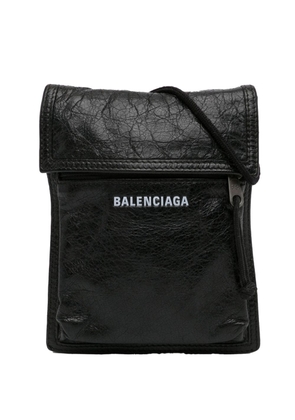 Balenciaga Pre-Owned 2007 Lambskin Explorer crossbody bag - Black