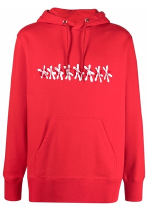 Givenchy x Chito tufted logo hoodie - Red