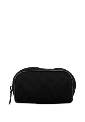 Gucci Pre-Owned 2000-2015 GG Canvas pouch - Black