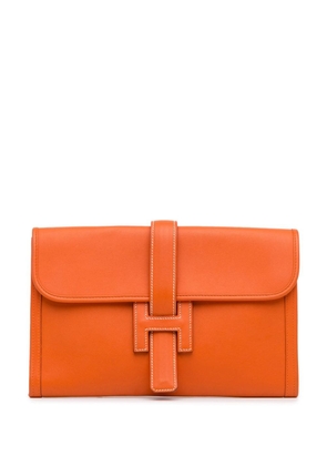 Hermès Pre-Owned 2012 Swift Jige PM clutch bag - Orange