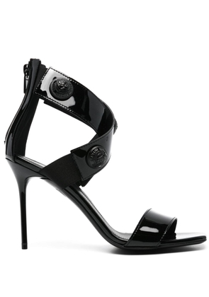 Balmain Alma 95mm leather sandals - Black