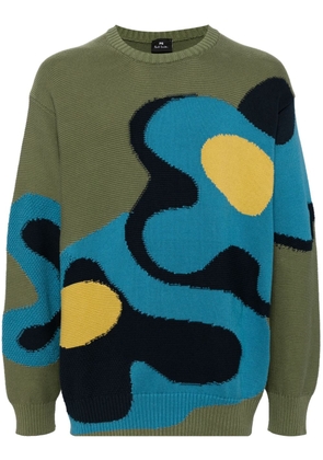 PS Paul Smith Bold Florals cotton jumper - Green