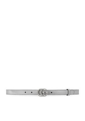 Gucci Thin Leather Gg Marmont Belt