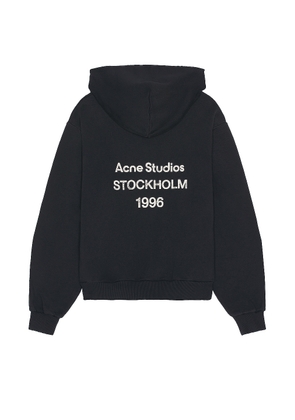 Acne Studios Hoodie in Black - Charcoal. Size L (also in M, S, XL/1X).