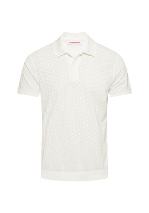 Orlebar Brown Cotton-Modal Jacquard Jarrett Polo Shirt