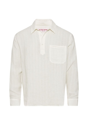 Orlebar Brown Linen Striped Shanklin Shirt