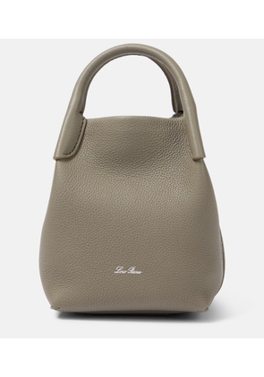 Loro Piana Bale Micro leather shoulder bag