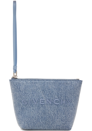 Givenchy Blue Mini Givenchy Pouch