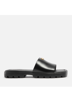 Coach Women's Florence Leather Sliders - UK 8