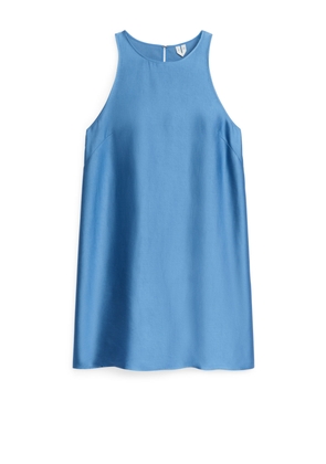 Boxy Mini Dress - Blue