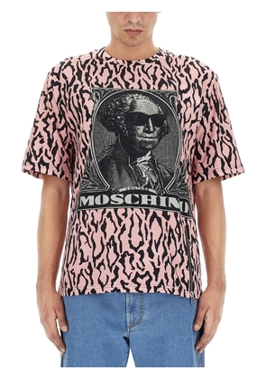 Moschino T-Shirt With Logo Embroidery
