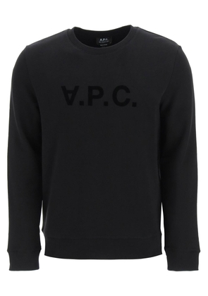 A.p.c. Flock V.p.c. Logo Sweatshirt Fleece