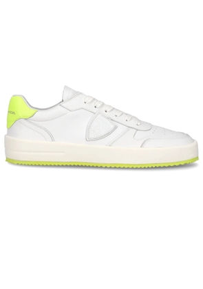 Philippe Model Nice Sneaker White And Neon Yellow