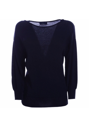 Yes Zee Blue Viscose Sweater - L