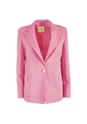 Yes Zee Pink Polyester Suits & Blazer - XL