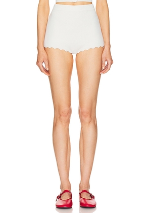 Helsa Elvira Shorts in Cream. Size XL.