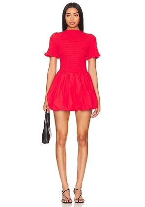 Apres Studio Bubble Dress in Red. Size L.