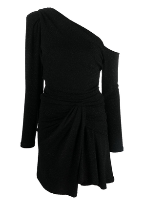 IRO one-shoulder sparkle dress - Black
