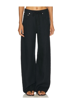 Citizens of Humanity Brynn Drawstring Trouser in Black. Size 24, 25, 26, 27, 28, 29, 30, 31, 32, 33, 34.