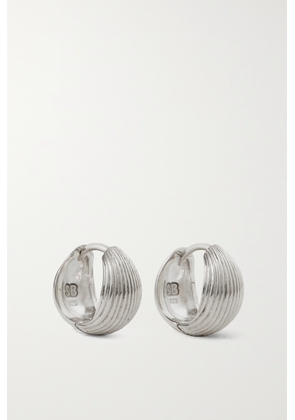 Sophie Buhai - + Net Sustain Reversible Silver Hoop Earrings - One size