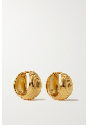 Sophie Buhai - + Net Sustain Reversible Gold Vermeil Hoop Earrings - One size